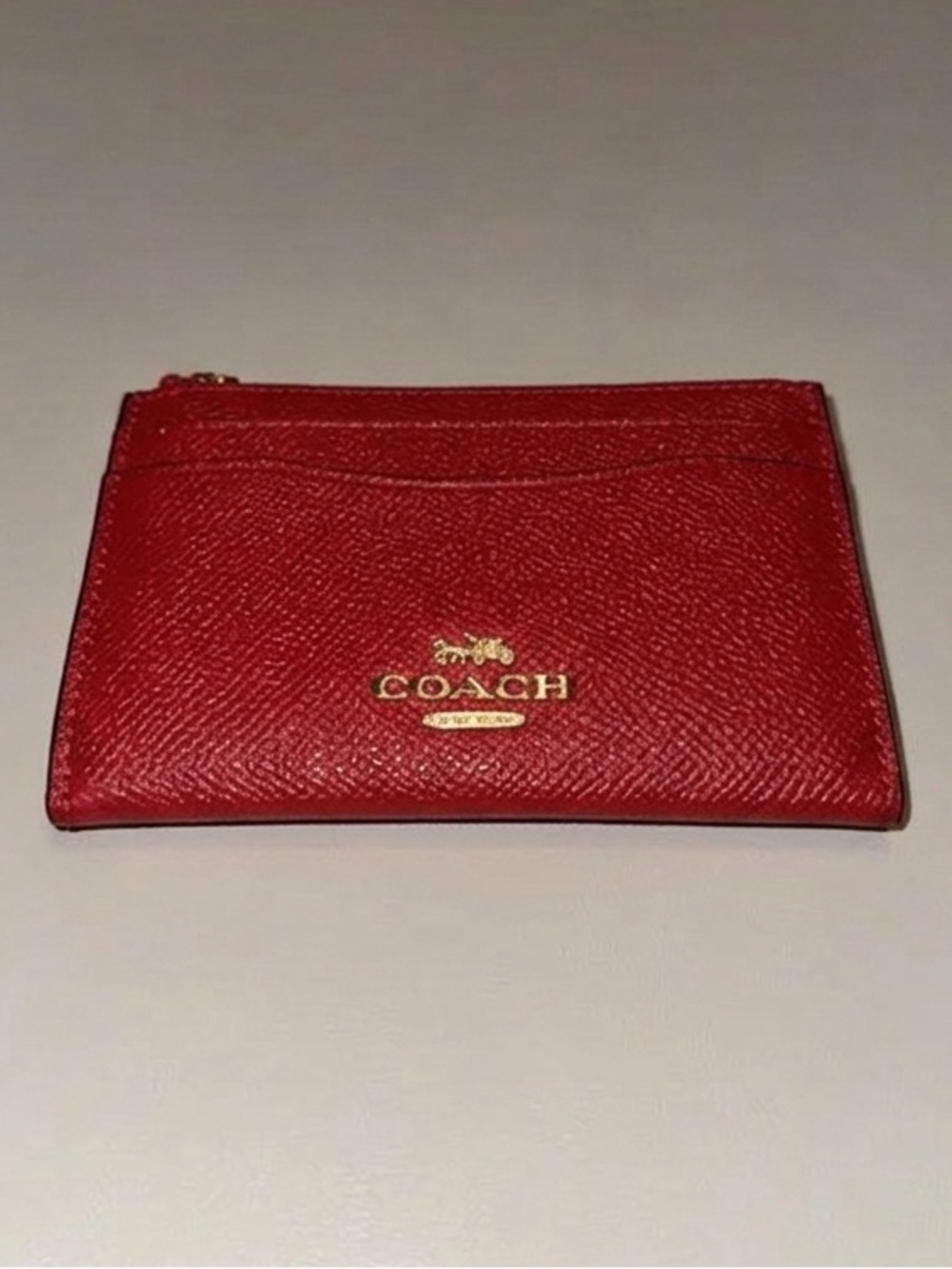 Coach Rd Leather Card Case/Mini Wallet